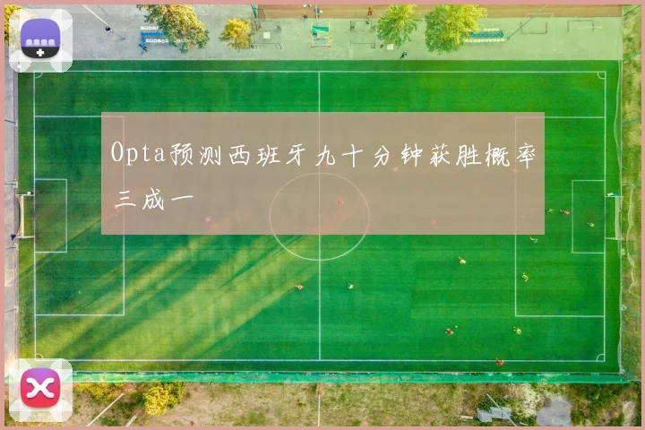 Opta预测西班牙九十分钟获胜概率三成一